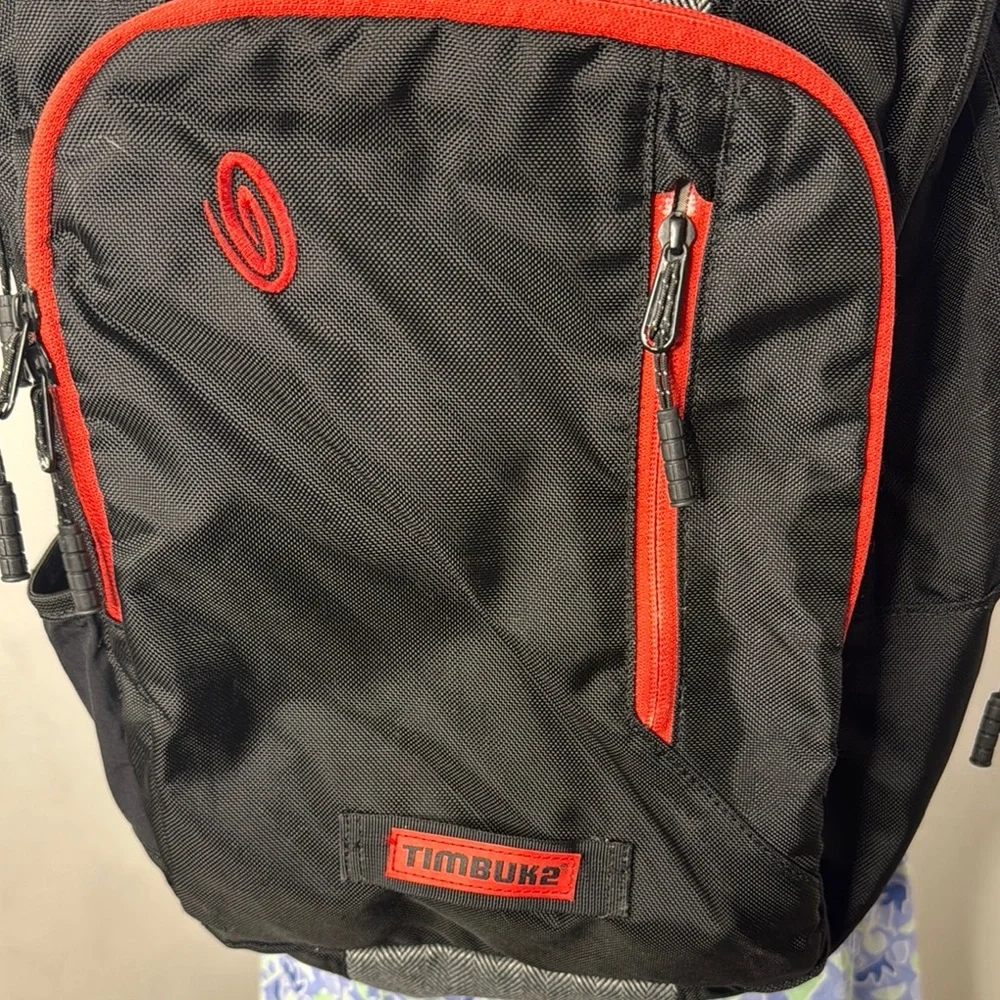 Timbuk2 Black and Red Men's Backpack TOT7792A